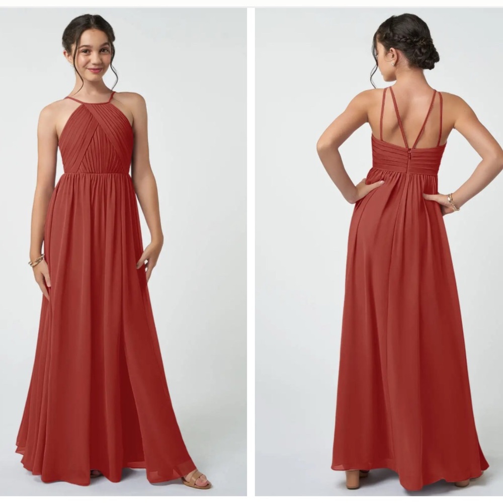 Azazzie Leighton Terracotta Size A14 Womens Bridesmaid Dress